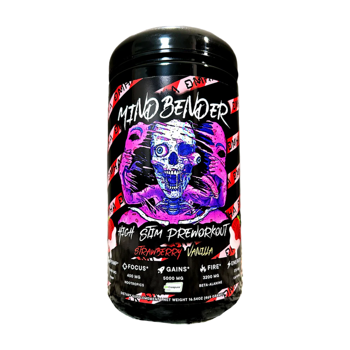 MINDBENDER 7.0 Nootropic High Stim Pre-Workout w/ Creapure - 40/20 Serving | PROJECT M