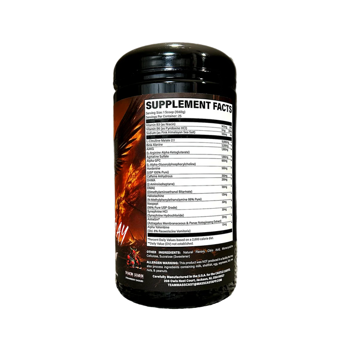 Judgement Day Extreme Preworkout by Castle Cartel Research | PROJECT M x Castle Cartel Research
