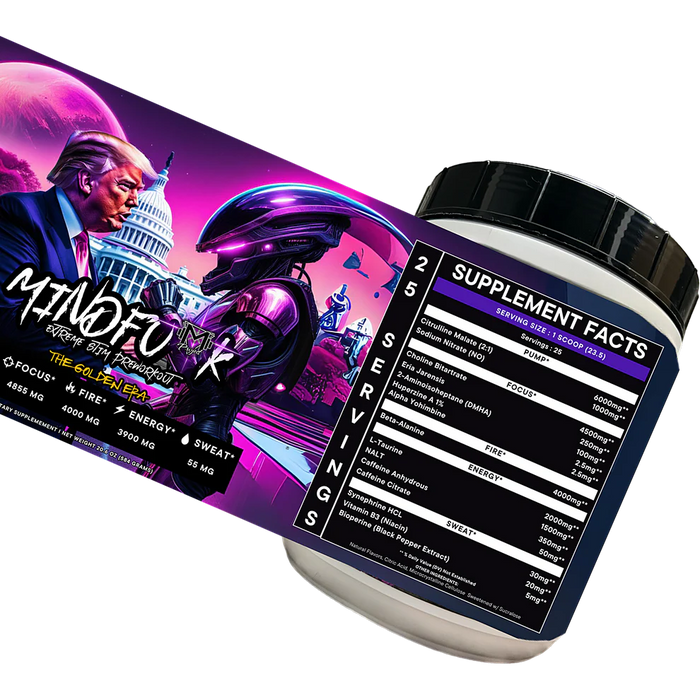 MINDFU*K Extreme Stim Pre-Workout - 25 Servings | PROJECT M
