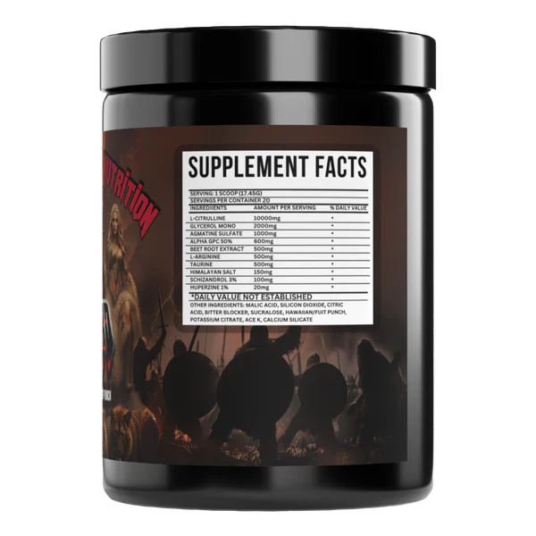 Warlord Stim-Free Preworkout | Toxic Masculinity Nutrition