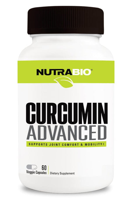 NUTRABIO - Curcumin Advanced 60 Capsules - SuppLocker