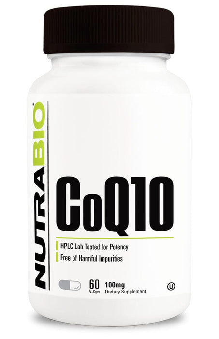 NUTRA BIO CoQ10 (100mg) 60 Vegetable Capsule - SuppLocker