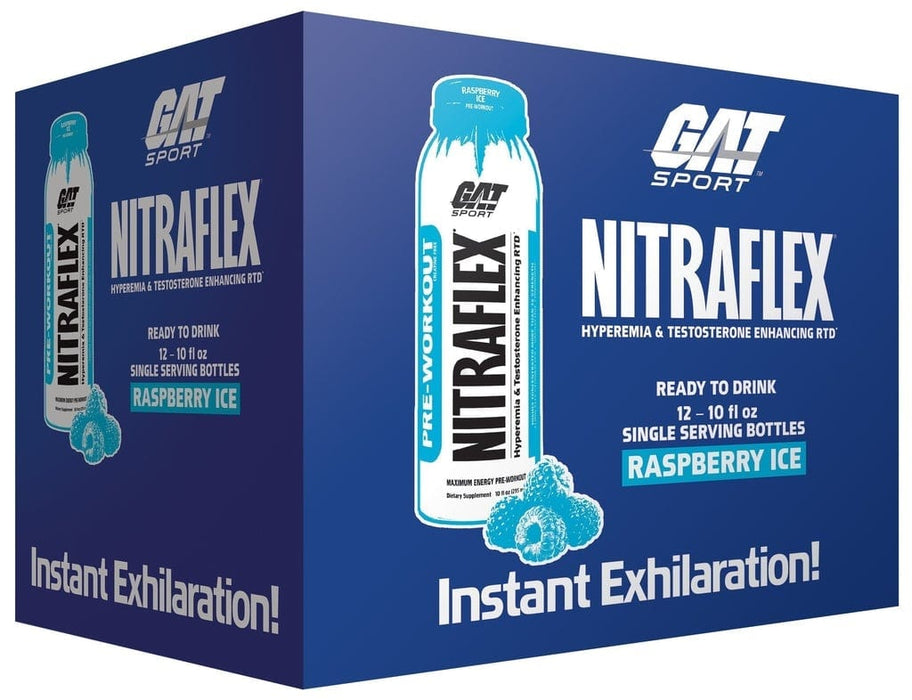 GAT SPORTS NITRAFLEX® RTD RASPBERRY ICE - SuppLocker