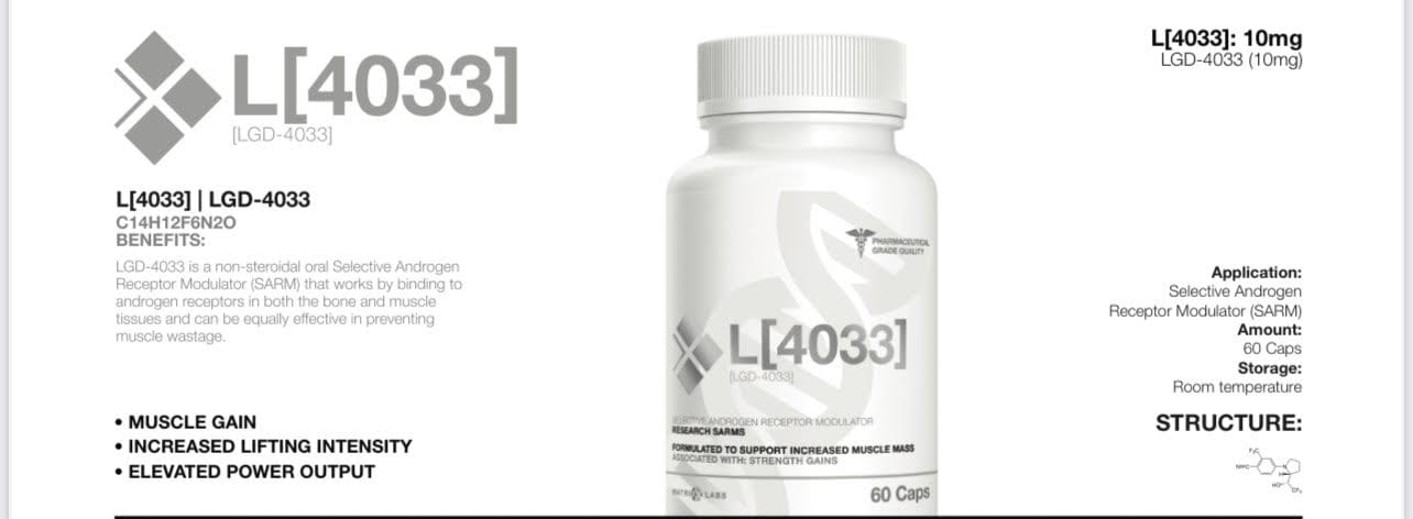 MATRIX LABS LGD-4033 - SuppLocker