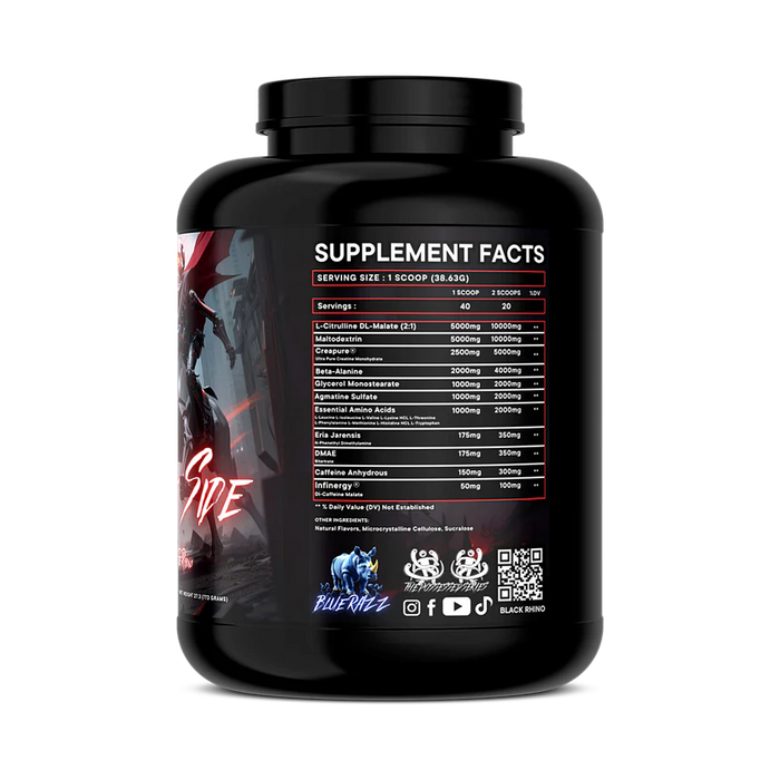 Dark Side Of The Rhino Pre-Workout - PROJECT M
