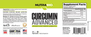 NUTRABIO - Curcumin Advanced 60 Capsules - SuppLocker