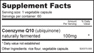 NUTRA BIO CoQ10 (100mg) 60 Vegetable Capsule - SuppLocker