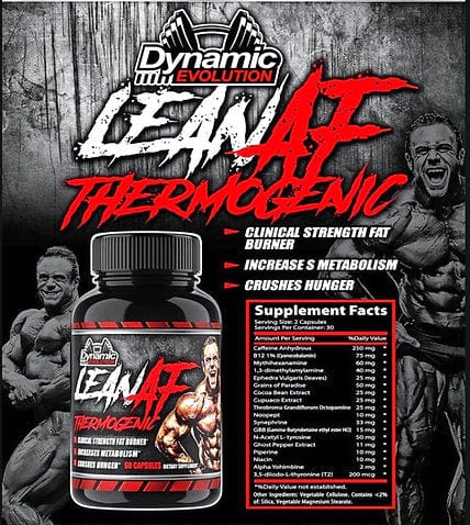 LEAN AF THERMOGENIC - DYNAMIC EVOLUTION - SuppLocker