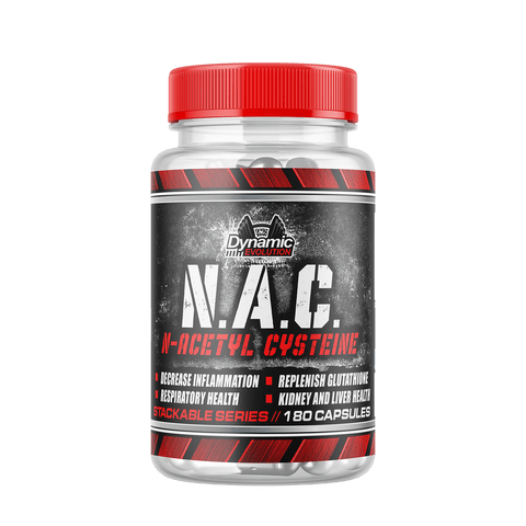 NAC N-ACETYL L-CYSTEINE (600mg per capsule) - DYNAMIC EVOLUTION - SuppLocker