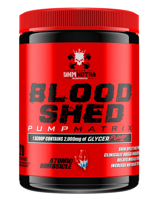 DNM NUTRA  Blood Shed - Stim Free Preworkout - SuppLocker