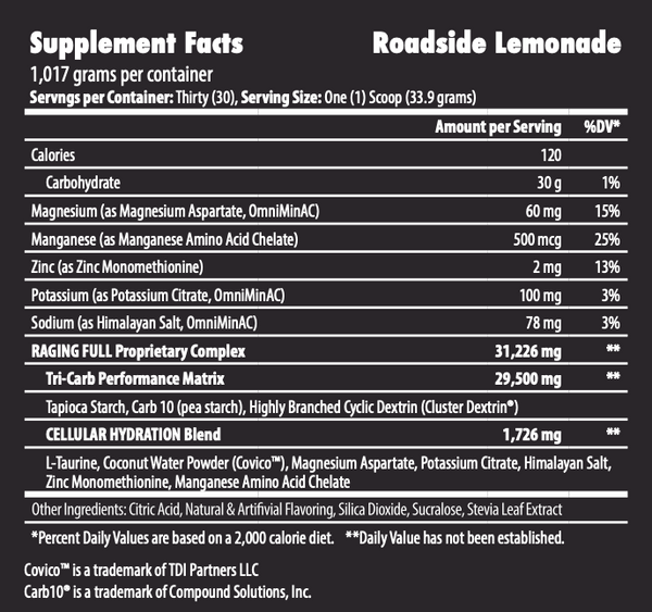 PROJECT AD - RAGING FULL (UNFLAVORED)  – INTRA/POST WORKOUT CARBS EXPIRED 09/2019 - SuppLocker