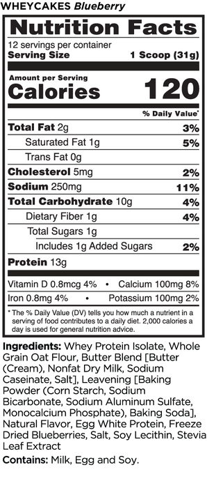 RULE ONE WHEYCAKES Whey Protein Isolate-Enhanced Pancake Mix - SuppLocker