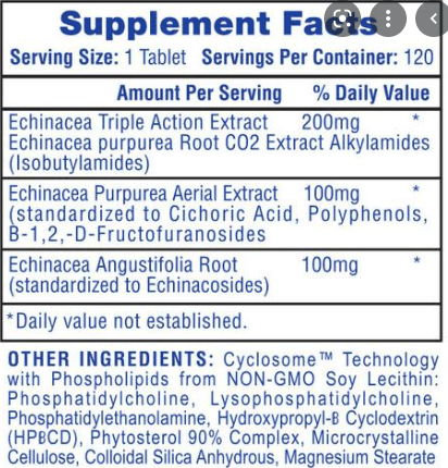 Hi-Tech Pharmaceuticals Echinacea W/ Cyclosome Delivery