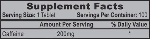HI-TECH PHARMACEUTICALS Caffeine Power™ 100CT - SuppLocker