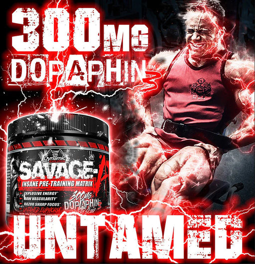 DYNAMIC EVOLUTION SAVAGE AF - PRE-WORKOUT BOMBSICLE - SuppLocker