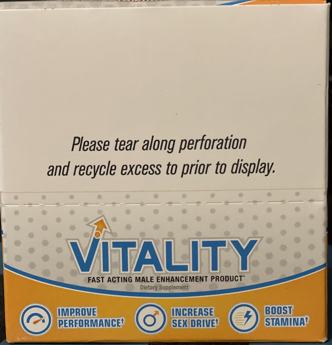 VITALITY MALE ENHANCEMENT (1 CAPSULE PACKETS) - SuppLocker