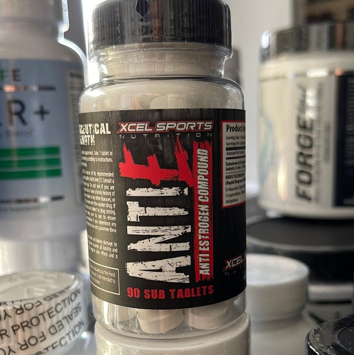 ANTI E - Xcel Sports (90 Sub Tablets) 50mg Arimistane Pharmaceutical Strength - SuppLocker