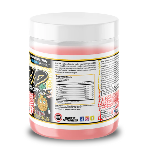 Hybrid Mega Dosed Pre Workout - Kilo Labs - SuppLocker