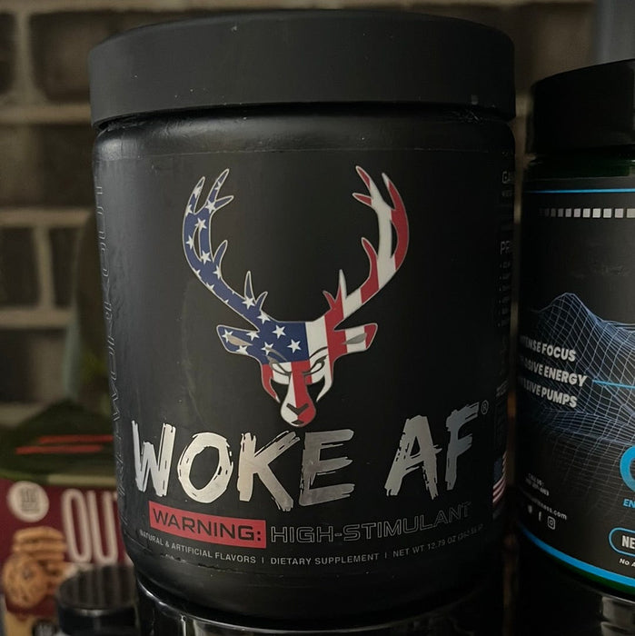 WOKE AF - High Stimulant Pre-Workout BUCKED UP - SuppLocker